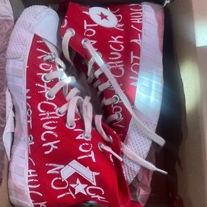 Red converse